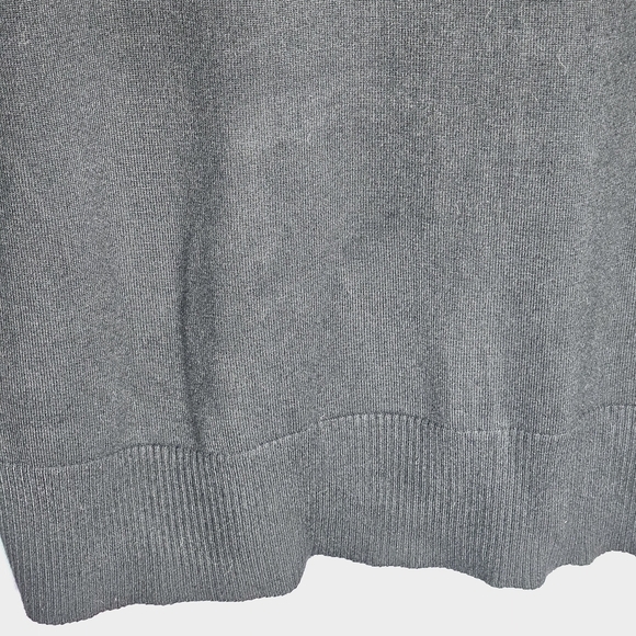 Coco Roja Black & Gray Animal Print Sleeveless Sweater Vest Top Size Large - Picture 7 of 12